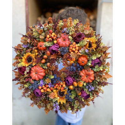 Veniec s tekvičkami kolekcia 2025