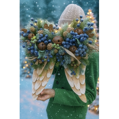 Vianočné krídla na zavesenie