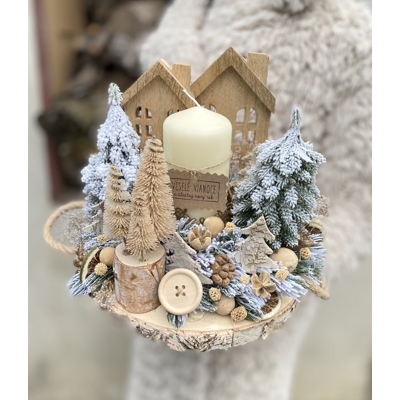 Svietnik na jednu sviečku