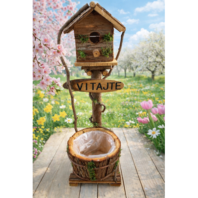 Búdka drevená s obalom