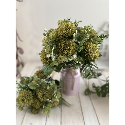 Kytica s doplnkom zelená