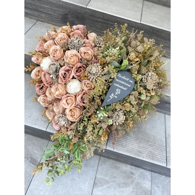 Srdce na hrobové miesto