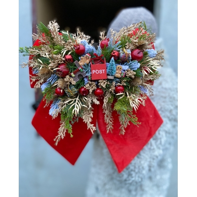 Vianočna mašľa na zavesenie