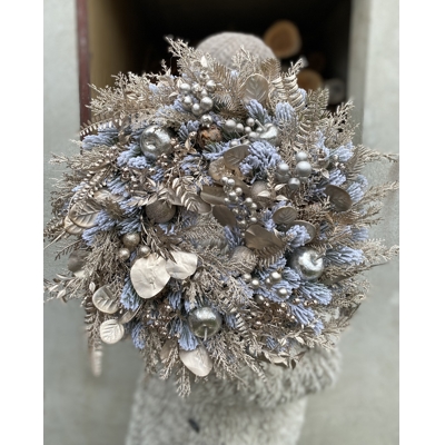 Zimný veniec Cappuccino