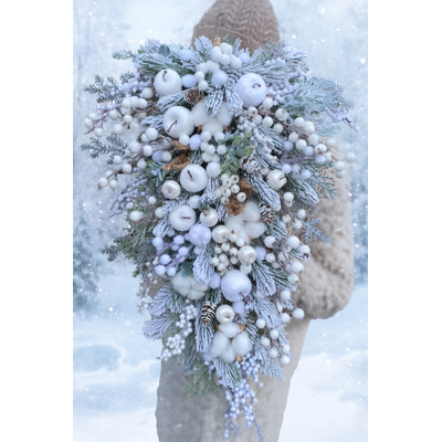 Zimný strapec na zavesenie