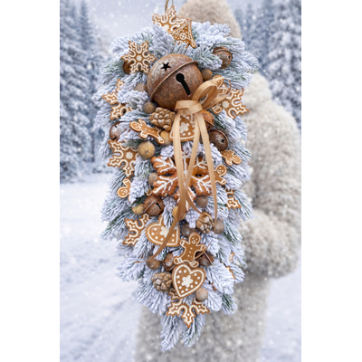 Zimný strapec na zavesenie