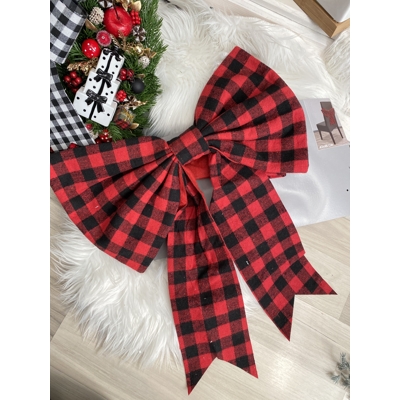 Vianočná mašľa na stoličku