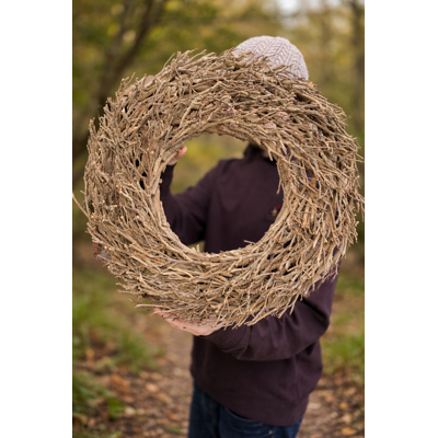 Veniec prírodný drevo