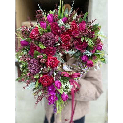 Celoročný veniec cyklamén